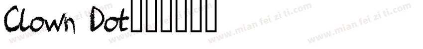 Clown Dot字体转换